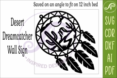 Desert Dreamcatcher Laser Cut File, Boho Southwest Wall Art Product Image 4