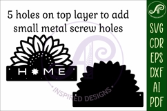 Sunflowers Key holder designs for wood and metal Product Image 4