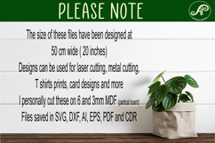 Familie Geburtstage German Calendar SVG laser cut file Product Image 4