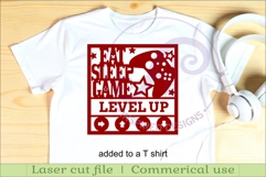 Gamer themed named wall sign or card topper svg x Product Image 4