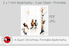 A Quiet Christmas Printable Bookmarks 1 Product Image 5