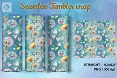 Breath of spring Seamless Tumbler Sublimation, 20 oz PNG Product Image 2