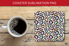 square coaster seamless pattern - leopard Product Image 1