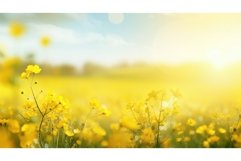 summer fresh yellow sunlight countryside ai generated Product Image 1