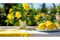 summer fresh bright table beautifully ai generated Product Image 1