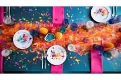 vibrant creative table background Product Image 1
