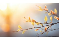 plant light branch morning close ai generated Product Image 1