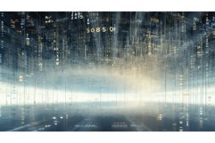 artificial data futuristic background Product Image 1