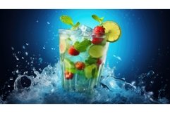 party ice mojito drink fruity ai generated Product Image 1