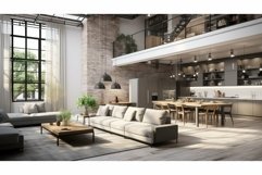 modern loft interior background Product Image 1