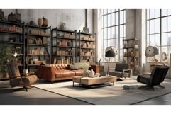 design loft room background Product Image 1