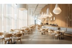 inviting light restaurant background Product Image 1