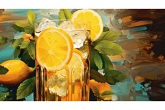 cold glass tea drink iced ai generated Product Image 1
