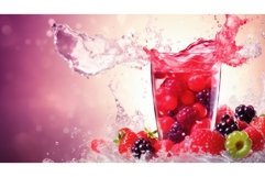 background freshness soda drink berry ai generated Product Image 1