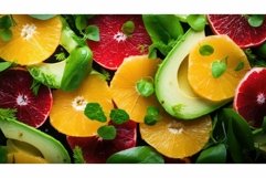 citrus fresh vegan food zesty ai generated Product Image 1