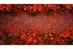 natural red design seasonal overhead ai generated Product Image 1