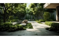 summer green natural view garden ai generated Product Image 1