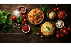 delicious tasty italian food mouthwatering ai generated Product Image 1