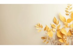 green leaf golden flora elegant ai generated Product Image 1