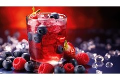 beverage glass juice drink berry ai generated Product Image 1