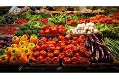 cuisine background italian food vibrant ai generated Product Image 1