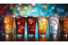 cold background soda drink frosted ai generated Product Image 1