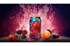 3d can soda drink berry ai generated Product Image 1
