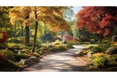 botany foliage flora september serene ai generated Product Image 1