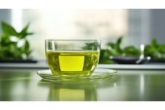 design green tea drink contemporary ai generated Product Image 1