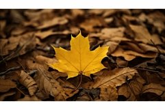 bright leaf golden flora close ai generated Product Image 1