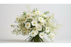 floral white field bouquet tranquil ai generated Product Image 1