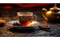 glass aroma tea drink eastern ai generated Product Image 1