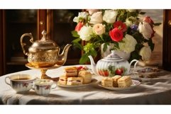ceremony traditional tea drink english ai generated Product Image 1