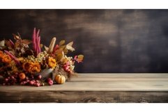 green natural table flora rustic ai generated Product Image 1