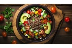 plant lunch vegan food colorful ai generated Product Image 1