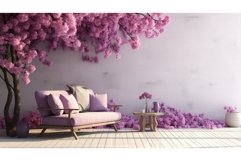 blossom season design purple picturesque ai generated Product Image 1