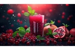 natural healthy juice drink antioxidant ai generated Product Image 1