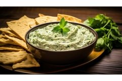 based spinach vegan food creamy ai generated Product Image 1