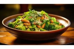 edamame green vegan food broccoli ai generated Product Image 1