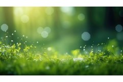 design green bokeh soft serene ai generated Product Image 1