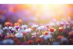 background floral bokeh outdoor soft ai generated Product Image 1