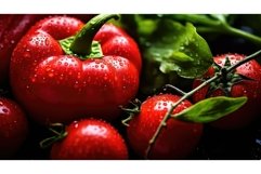 up organic healthy food close ai generated Product Image 1