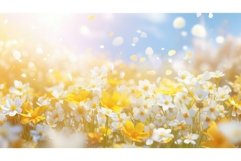 green plant petal sunny sunlit ai generated Product Image 1