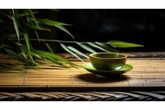 green isolated tea drink zen ai generated Product Image 1