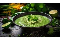 gazpacho green vegan food ai generated Product Image 1