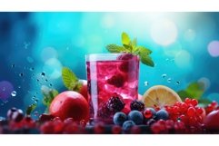 natural healthy juice drink antioxidant ai generated Product Image 1