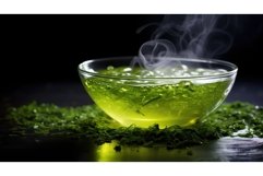 herbal antioxidant tea drink green ai generated Product Image 1