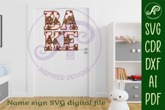 Gingerbread houses alphabet set. 2 layer letters. 55 letter Product Image 4