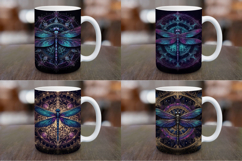 Mug Wrap Sublimation - cosmic dragonfly Product Image 1