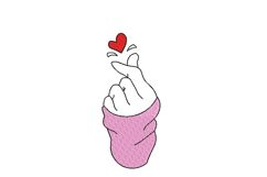 Finger Snap Valentine embroidery design Product Image 1